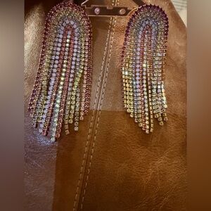 Feed Me Gems pink Earrings